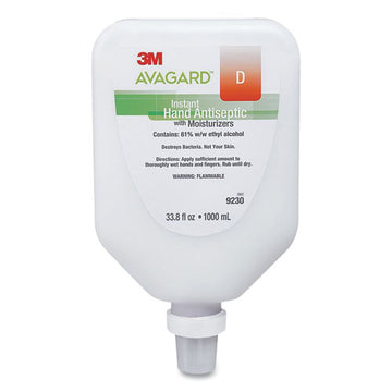 3M™ Avagard D Antiseptic With Moisturizers Instant Gel Hand Sanitizer, 1,000 Ml Wall Mount Bottle, Unscented freeshipping - TVN Wholesale
